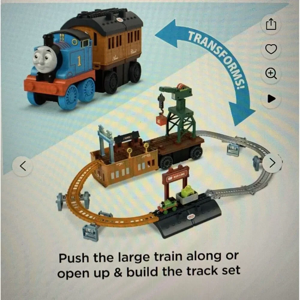 Thomas & Friends Toy Train Set 2-in-1 Transforming Playset REPLACEMENT THOMAS